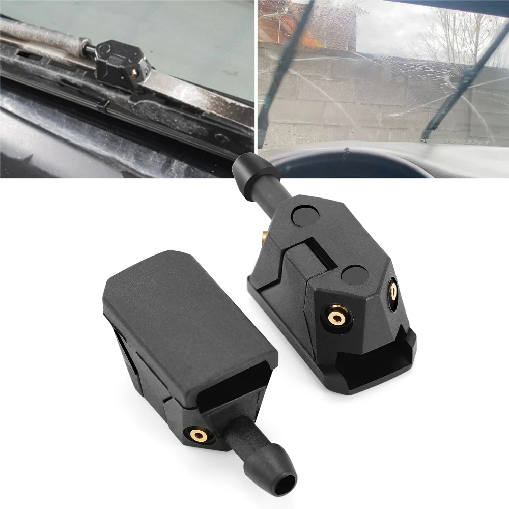 2Pcs Car Windscreen Washer Wiper Nozzles 4 Way Upgrade for Audi A1 A2 A3 A4 A5 A6 A7 A8 Q2 Q3 Q5 Q7 S3 S4 S5 S6 S7 S8 TT TTS RS3 view 3