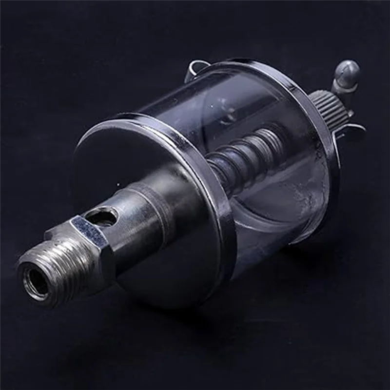 AEE2-5PCS 50ML Engine Oil Gravity Drip Injectors, Needle Valve Oil Cups, Glass Oil Cups, Machine Tool Oil Cups Durable