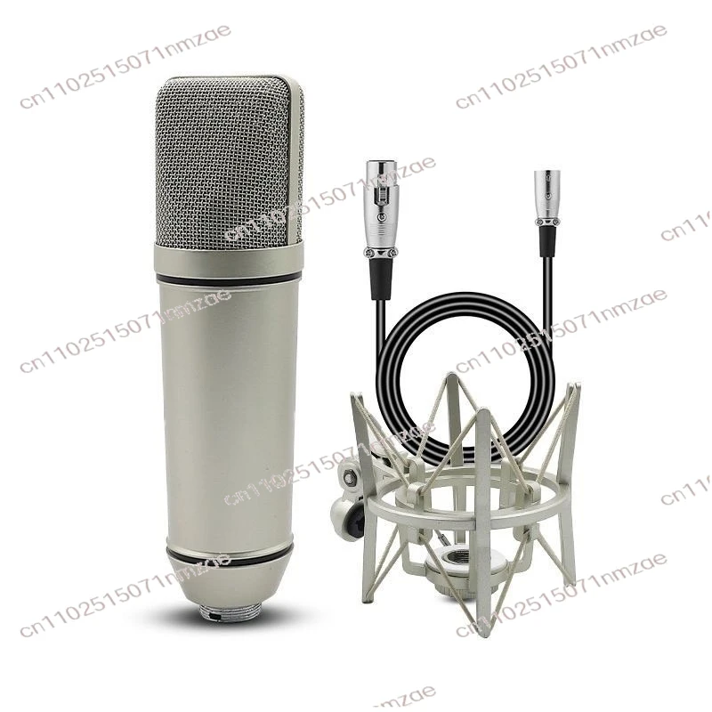 Large Diaphragm Condenser Microphone Series High-End Recording Studio for Live Streaming and Karaoke U--87 Professional