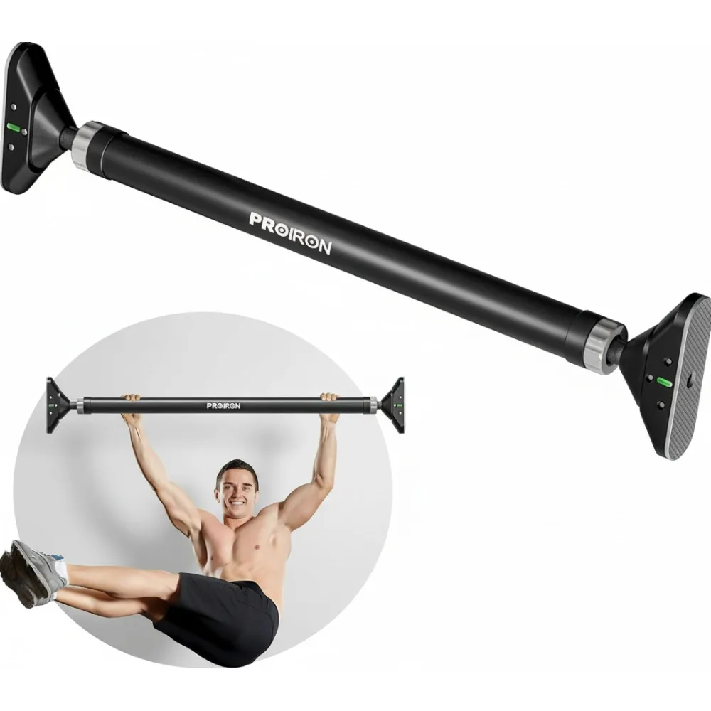 قابل للتعديل المدخل سحب ما يصل بار 28.3-38.2in لا مسامير المنزل معدات لياقة بدنية عدم الانزلاق قبضة 440LB أقصى تحميل #1