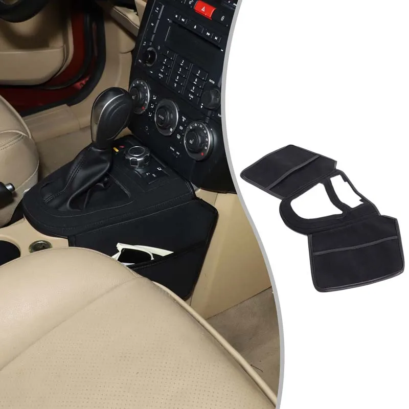 

Для Land Rover Freelander 2 2007-2012 черный автомобильный защитный чехол для центрального управления, наклейка, аксессуары для модификации салона автомобиля