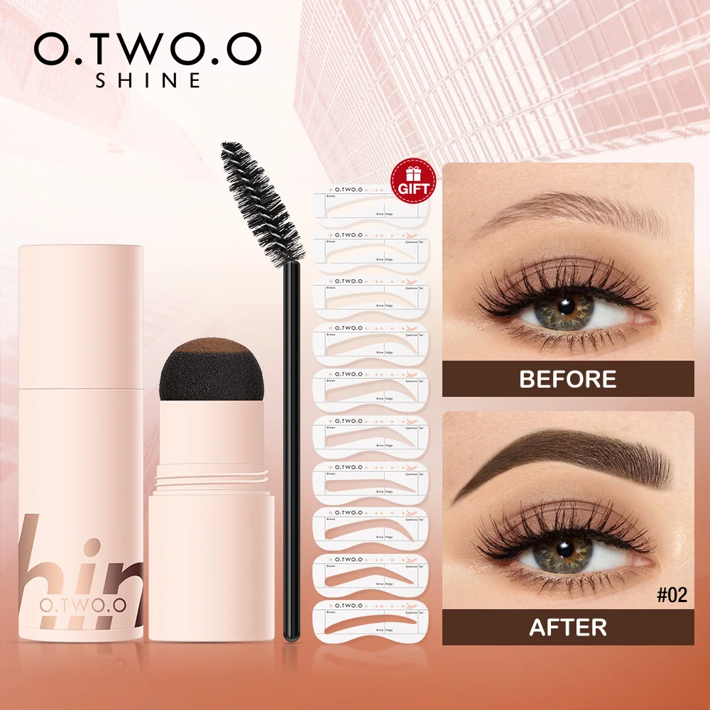 O.TWO.O Eyebrow Powder Hair Shadow Powder Multiuse Natural Waterproof Smudge-proof 24h Lasting Highly Tint Brow Powder Makeup