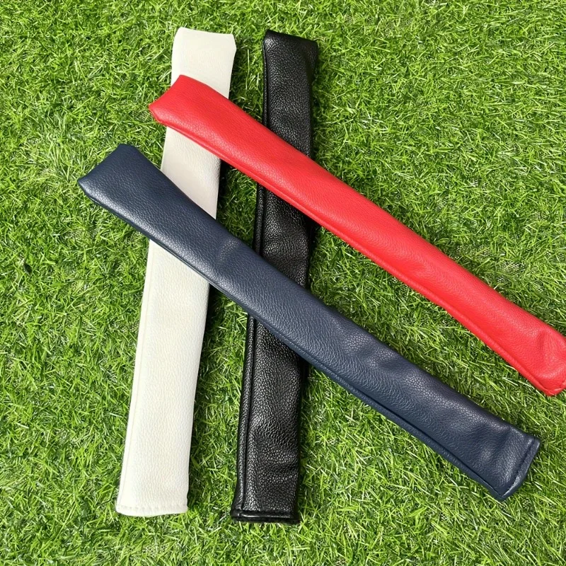 

1 шт. Защитный чехол для стержня указателя направления для гольфа, аксессуары для гольфа, материал PU, прочный и модный, черный/белый/бежевый