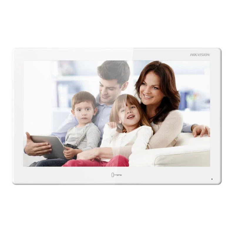 Hikvision Original DS-KH9510-WTE1(B) POE 10-inch Indoor Monitor IP Video Intercom Screen Indoor Station Built-in Hik-Connect APP