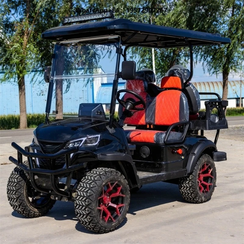 Multifunctional 4 Wheel Electric Golf Cart off Road Club Car