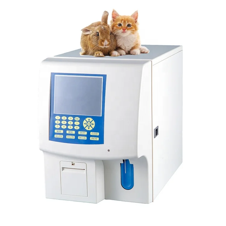 Animal Clinical Analytical Instruments Full-auto Cell Counter Veterinary Blood Analyzer