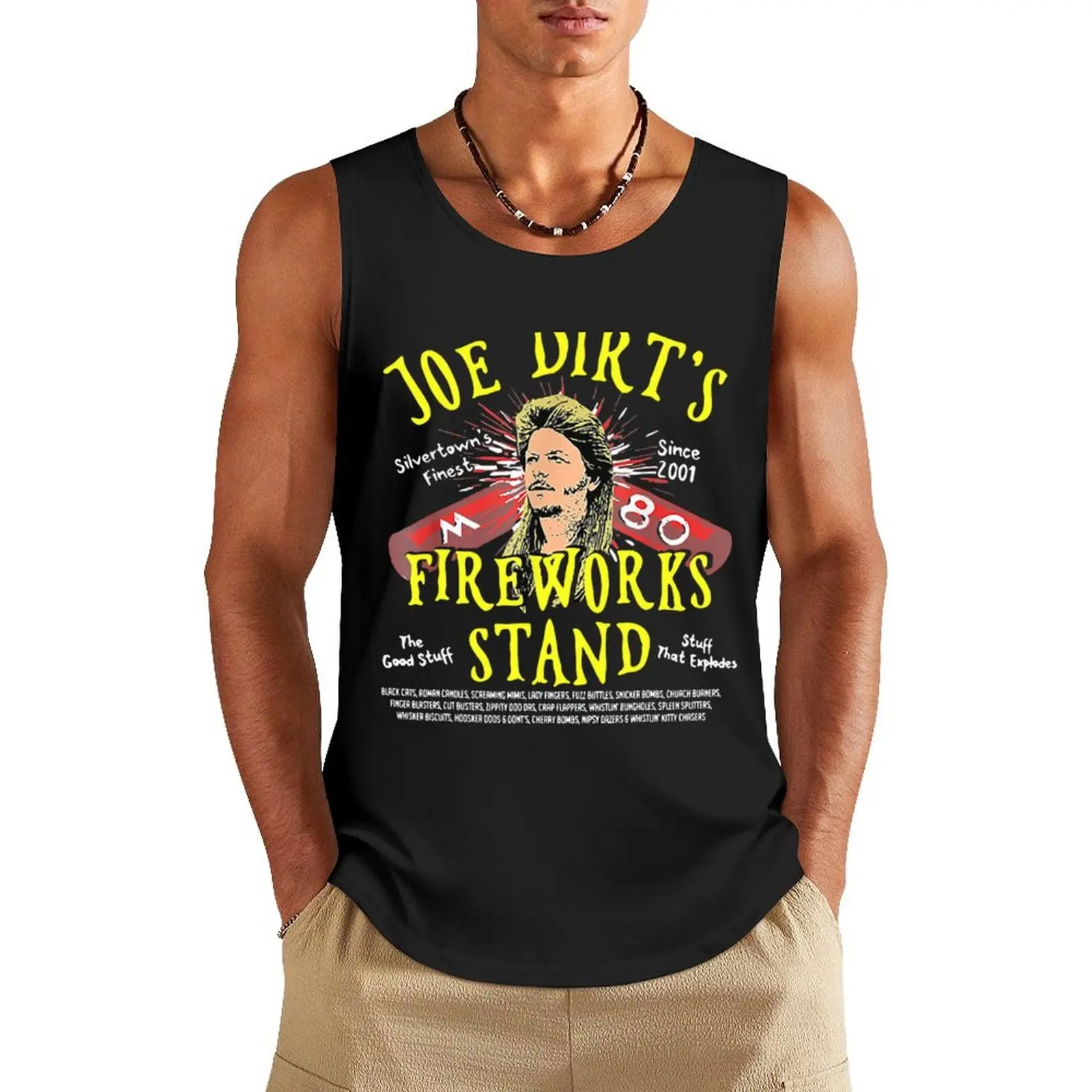 

Fireworks Stand Tank Top Men's clothing Vest