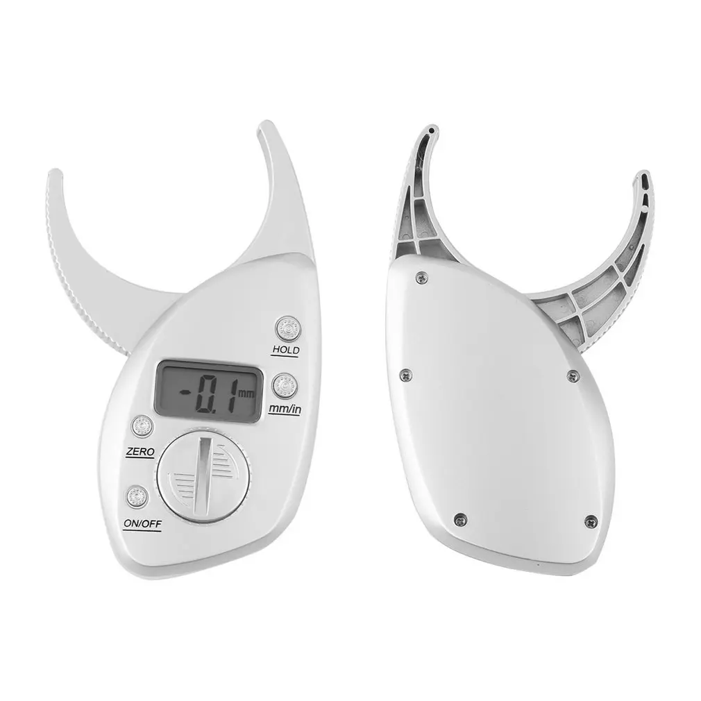 2 In 1 Kit Digital Body Fat Caliper And Body Measure Tape Digital Body Fat Analyzer + Tape Measure Pack Skin Muscle Tester