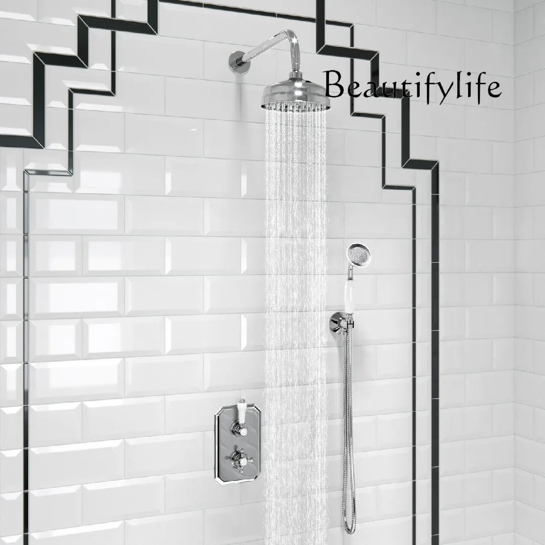 

Bathroom outlet Tibetan shower, wall type constant temperature retro shower, single retro wind