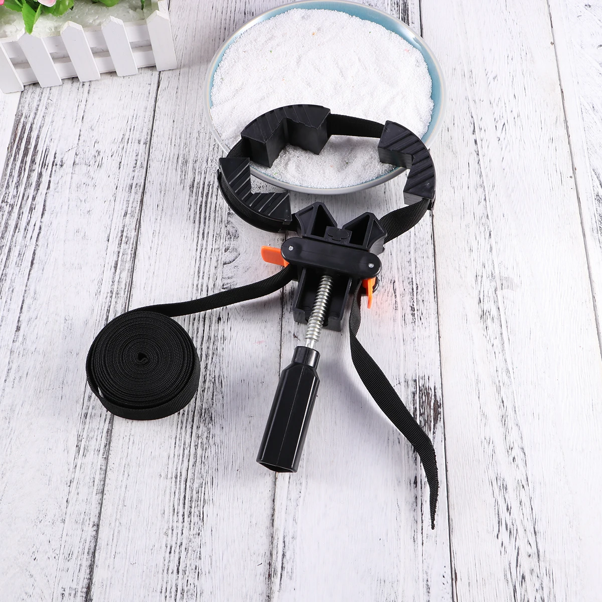 

Picture Frame Clamps High Strength Nylon Woodworking Tools Square Round Shapes Non Marring Pads Firm Grip Protect Workpieces