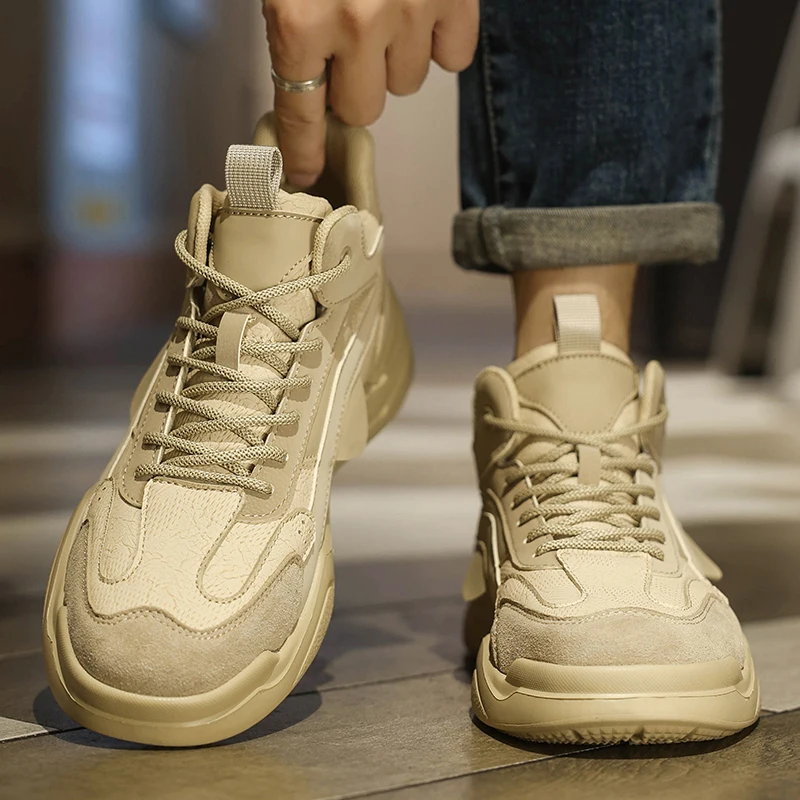 

Men's Breathable Casual Sneakers Luxury Trainer Fashion Loafers Running Shoes - Comfortable Race Shoes for Male