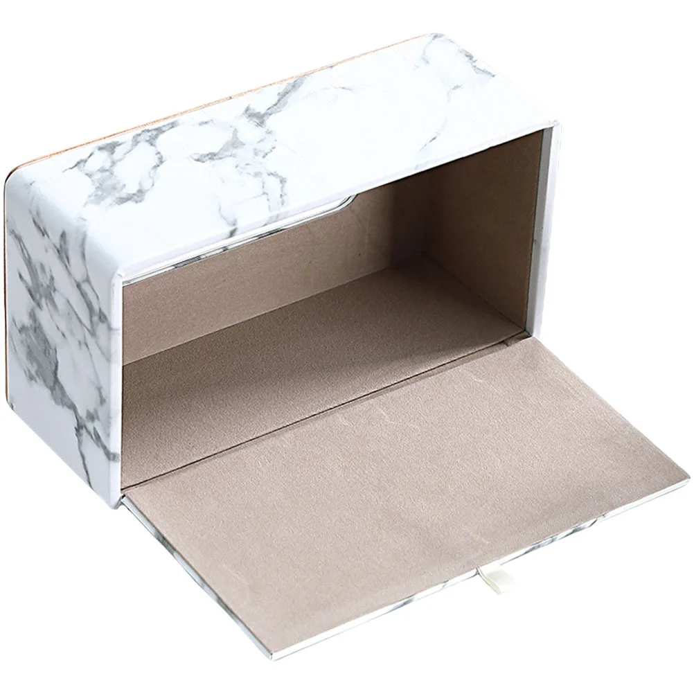 

Stylish Marbling Tissue Storage Box Premium Material Desktop Paper Towel Container Home Hotel Room Decor Tissue Box Holder
