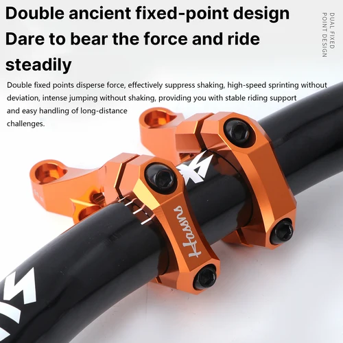 Imagen 2 del producto HASSNS-vástago de bicicleta de montaña, vástago de doble hombro específico DH, 31,8mm, potencia DH/AM/FR, varilla de bicicleta de descenso, manillar, mesa de ciclismo