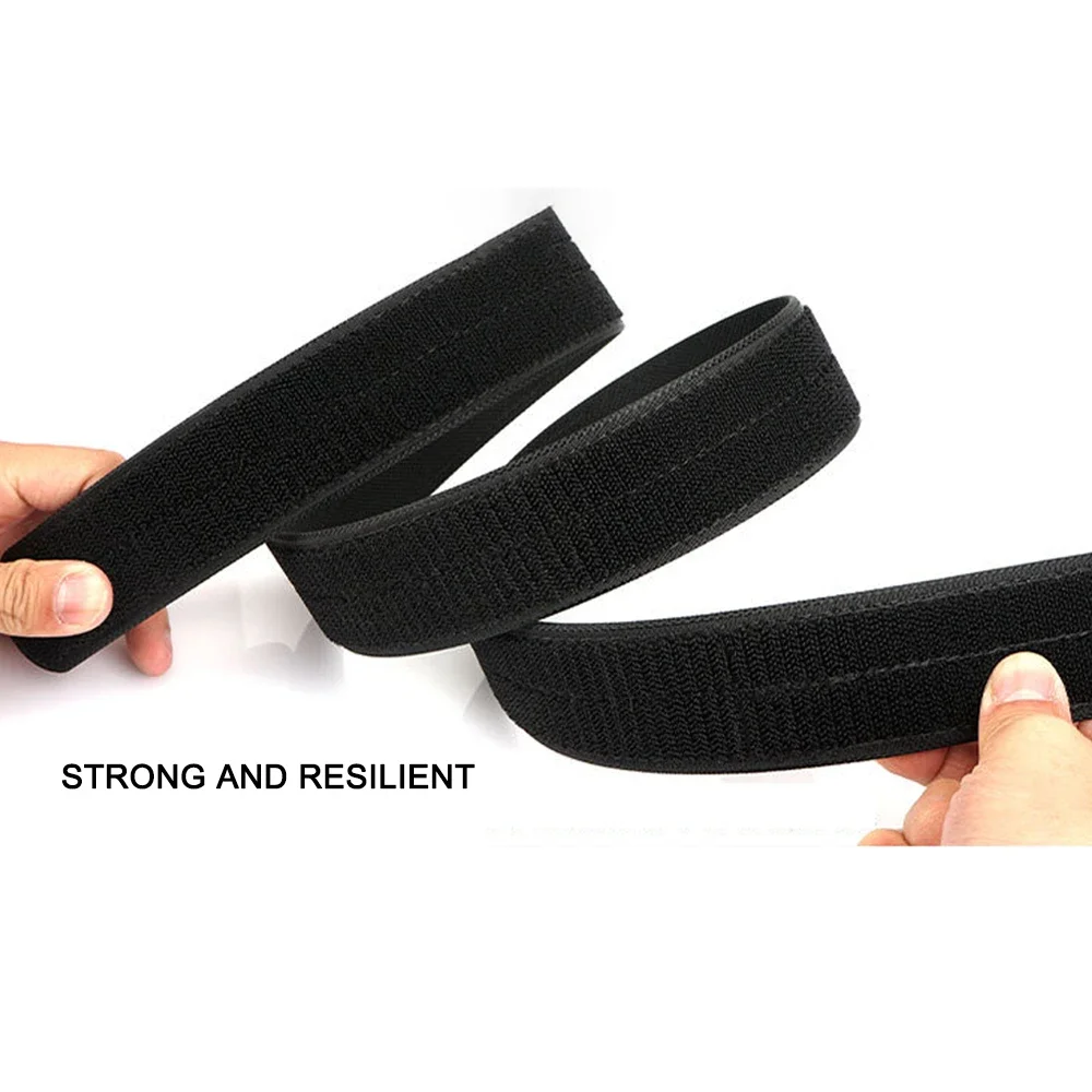 Taktischer Innengürtel für Männer, Premium-Nylon, leicht, verstellbar von 105 cm bis 135 cm, Klettverschluss-Gürtel ohne Schnalle. – Detail 3