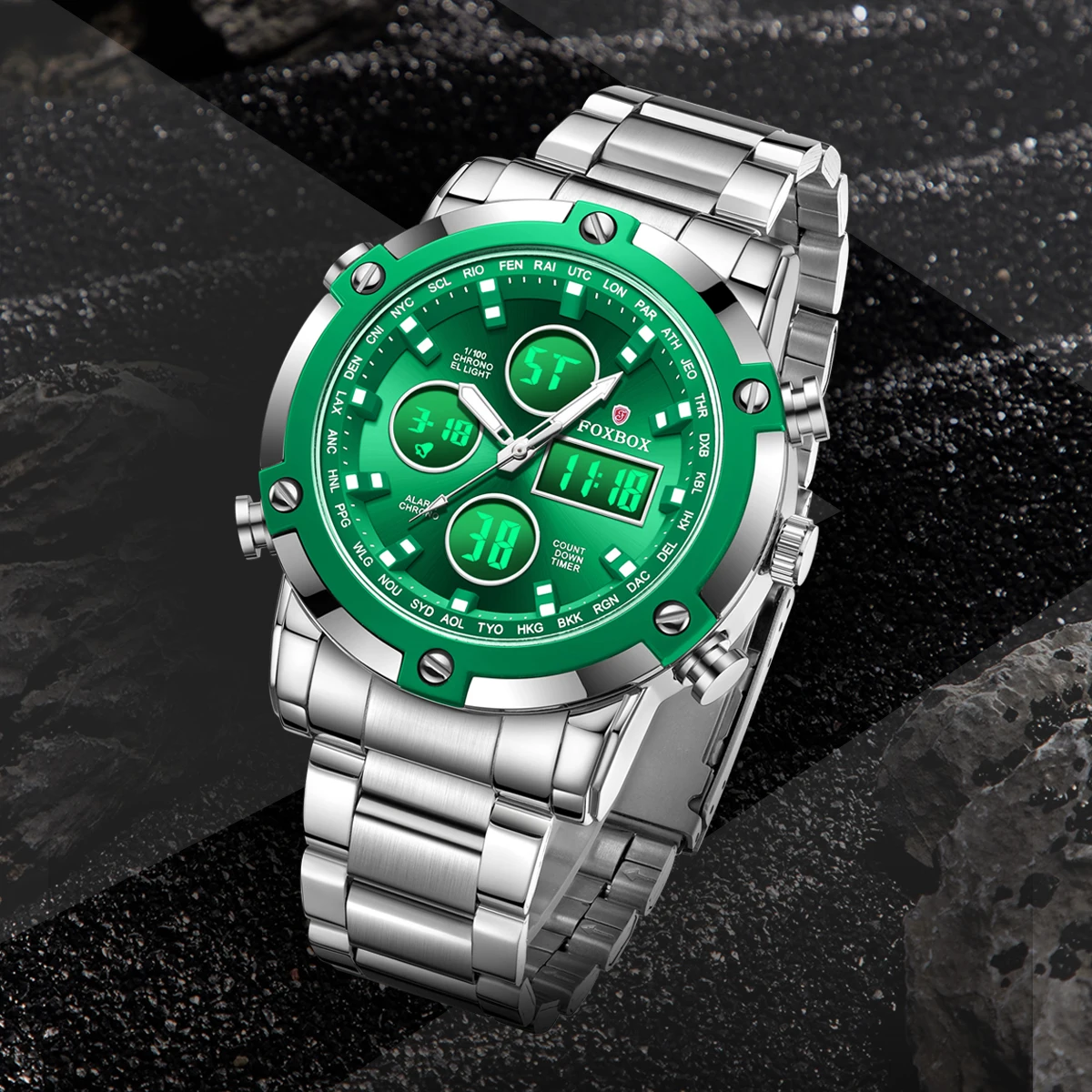 LIGE Jam Tangan Pria Kuarsa Ti - Mens Fashion Week ulasan dan harga