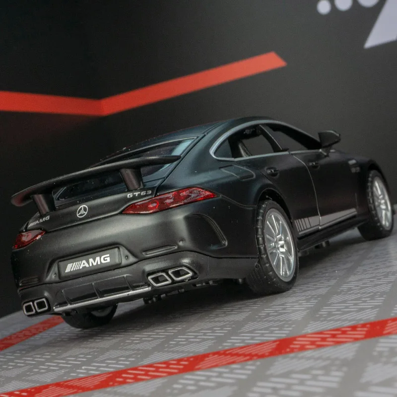 Модель автомобиля Mercedes Benz AMG GT63 в масштабе 1:32, спортивный автомобиль, литая под давлением