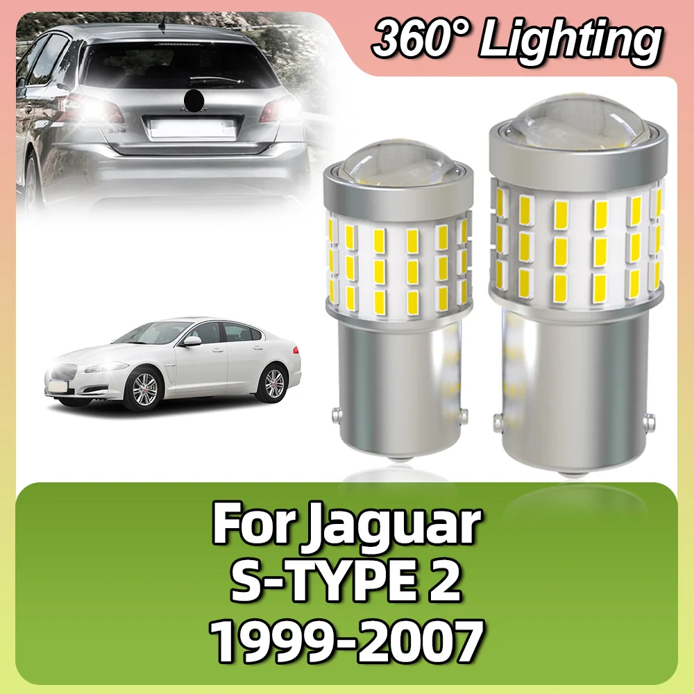 

1156 BA15S P21W LED Bulbs 54smd Lamp Reverse Turn Signal Lights For Jaguar S-TYPE 2 1999 2000 2001 2002 2003 2004 2005 2006 2007