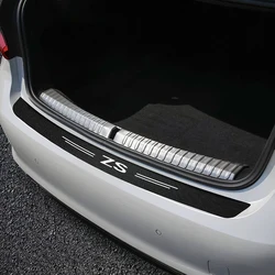 Car Door Threshold Strips Car Trunk Rear Bumper Protective Stickers For Morris Garages MG ZS HS Logo Car trunk protection