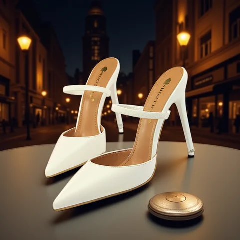 Summer Retro Simple Women Shallow Mouth Thin High Heels Mules Slingbacks Slippers Pointed Toe Hollow Wedding Slip On Pumps Shoes