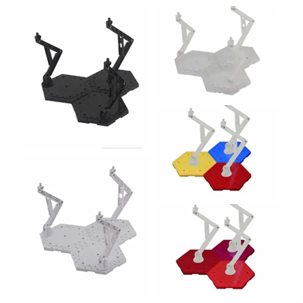 

3 in 1 Action Base Stand Doll Holder Robot Figure Figure Display Support 5 Colors Easy Assembly Model Dolls Base
