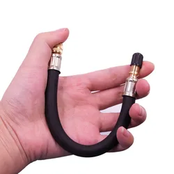 1pc Car'S Tire Inflation Pump Connector Extension Tube American Valve Core Multi Function Connect Hose Inner Tube Cheering Mouth