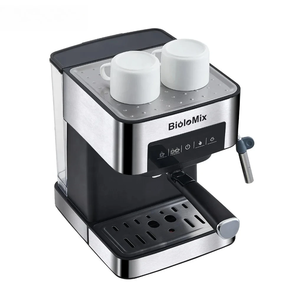 Multi-funtion One-Touch Automatic Cappuccino Latte Best Coffee Machine Espresso Home Carafe Coffee Brewer 20Bar With Steam Wand