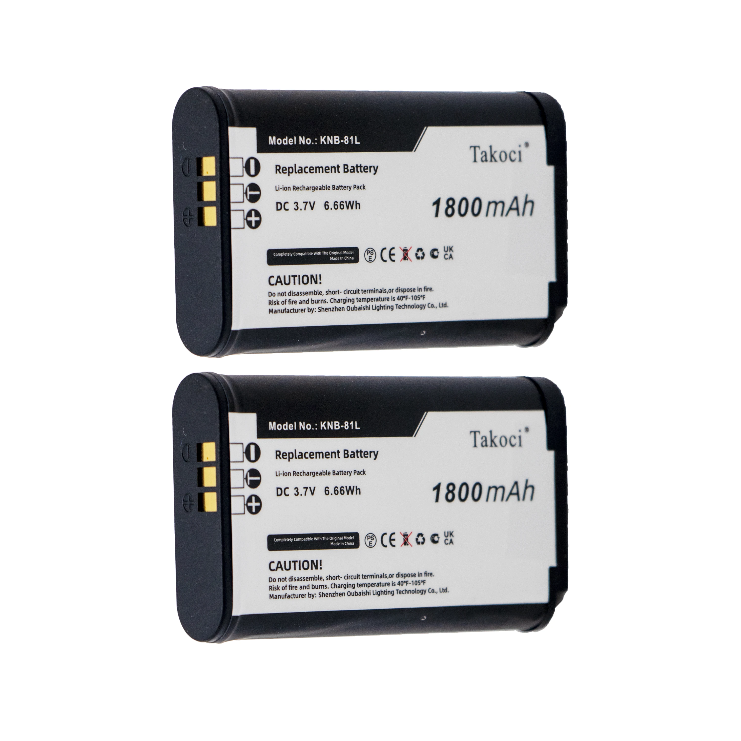

Two-Way Radio Replacement Battery 1800mAh for Kenwood,NX-P500, TK-3601D,KNB-81L,KNB-81LI