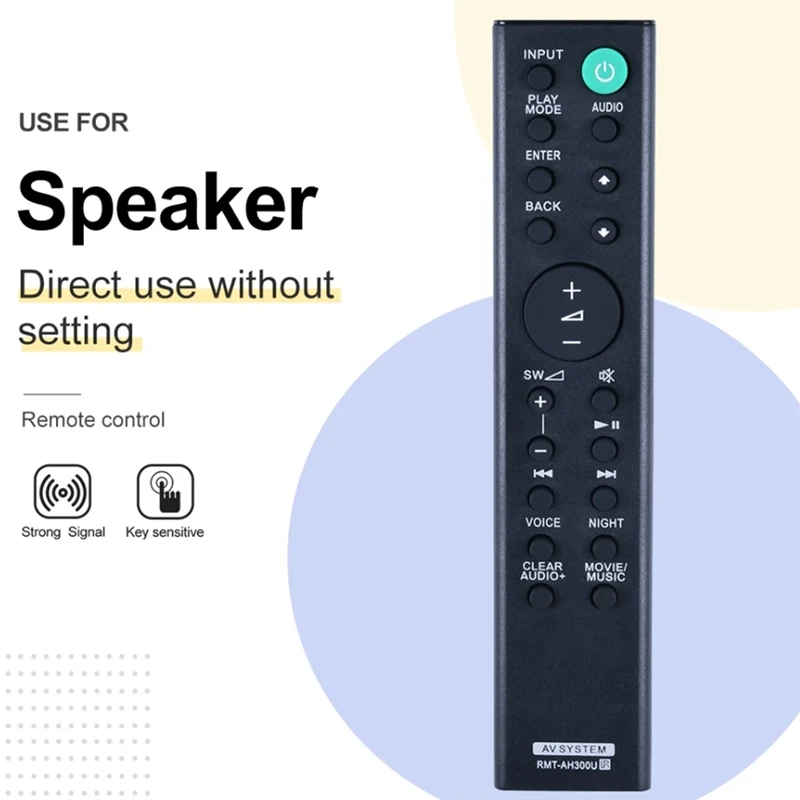 -AH300U Soundbar Controle Remoto para Sound Bar HT-CT291 SA-CT290 SA-CT291 HTCT290