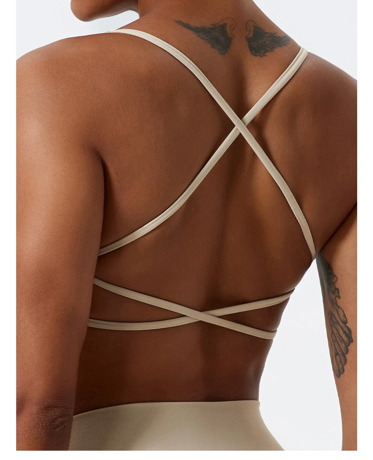 Hearuisavy Sommer Damen Sport-BH Unterwäsche Sportbekleidung Gym-Top Yoga-Kleidung Atmungsaktiv Schnelltrocknend Lauf-Pilates-Fitness-Top – Detail 37