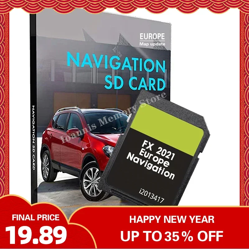 

Europa Navigations software Touch Screen for Ford C-Max S-Max Kuga Galaxy Mondeo Focus Transit FX 2021 SAT NAV SD Card