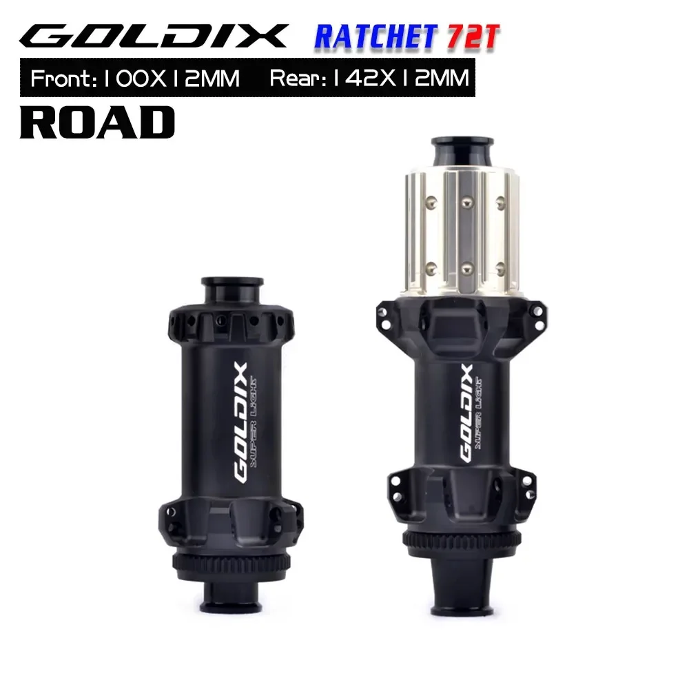 GOLDIX R160 Super Light ROAD Hub Center Lock Disc Straight Pull  24H Ratchet 72T XD Class Bike Hub for SHIMANO 11 12 Speed