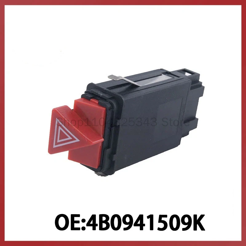 4B0941509K For Audi A6 C5 Car Hazard Light Switch Double Flash Emergency Warning Light Switch