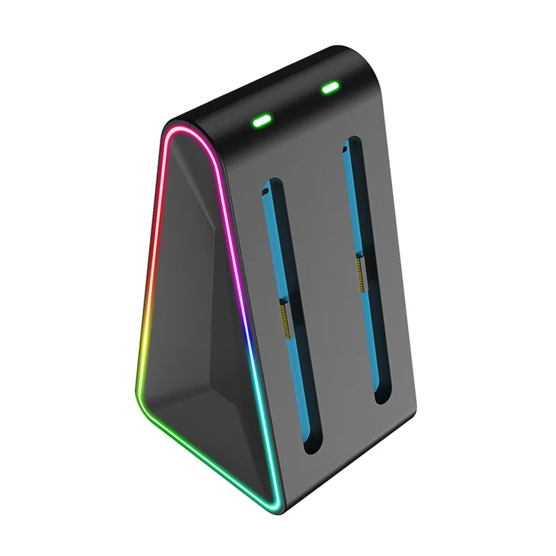 

Лучший выбор для Nintendo Switch 2, зарядная станция, RGB подсветка, 4 в 1, зарядная подставка, 4 контроллера Joy Con, зарядная станция