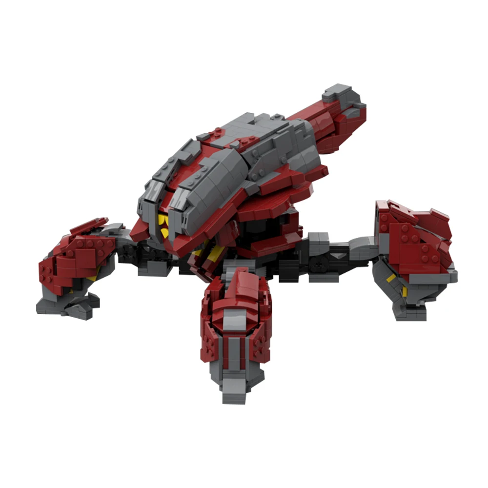 Juego MOC Haroed Mecha Mastered Chiefs John117 soldados de tiro bloques de construcción guardianes 5-DS ladrillos juguetes para niños regalos