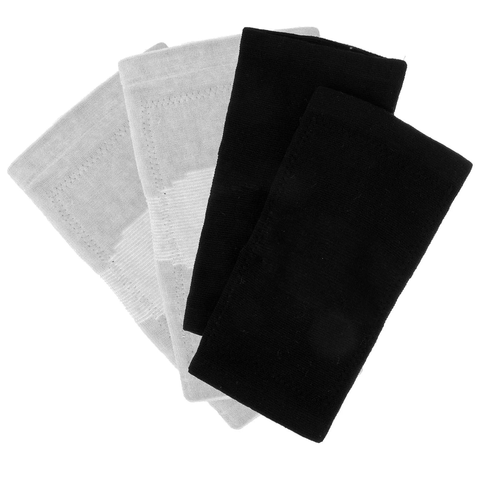 

2 Pairs Warm Knee Protectors Thicken Wool Lining Grey Black L Size Comfortable Anti Cold Leg Sleeves Cycling Motorcycle Outdoor