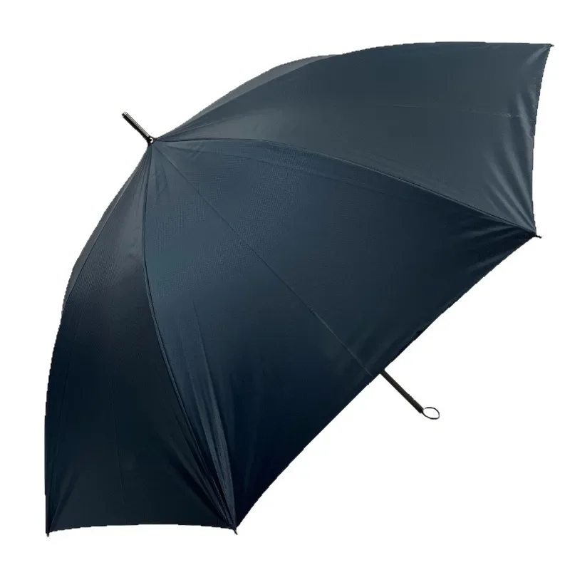 Carbon fiber electric corrugated long-handled umbrella, full shading and zero light transmission adult sunshade
