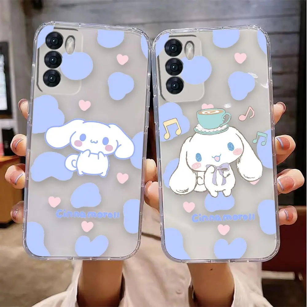 Clear Phone Case For VIVO Y32 Y33S Y50 Y51S Y52S Y53S Y55S Y95 Y97 V20 V21 5G 4G Case Funda Coque Capa Shell Cartoon Cinnamoroll