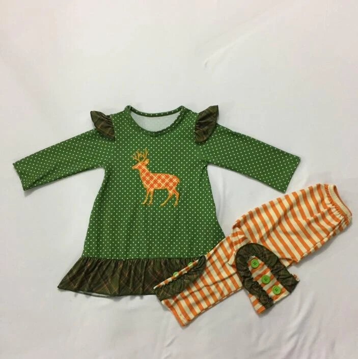 Ready To Ship Baby Girls Christmas Clothes Set