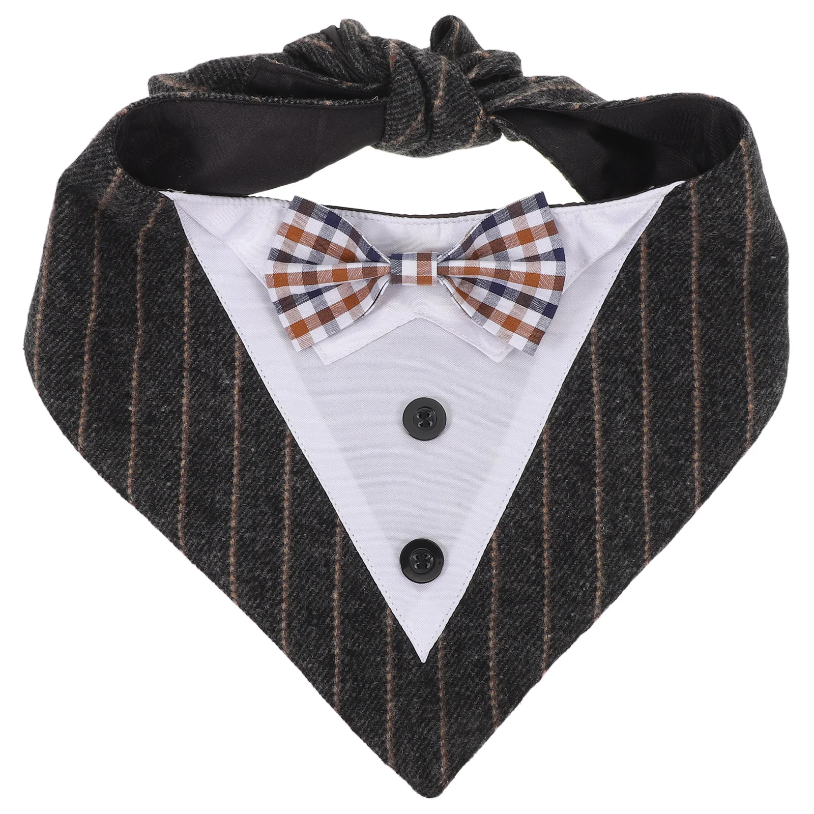 

Large Pet Bandana Collar Formal Cotton Bib Scarf Adjustable Puppy Triangle Scarf Washable Dog Bandana for Large Dogs