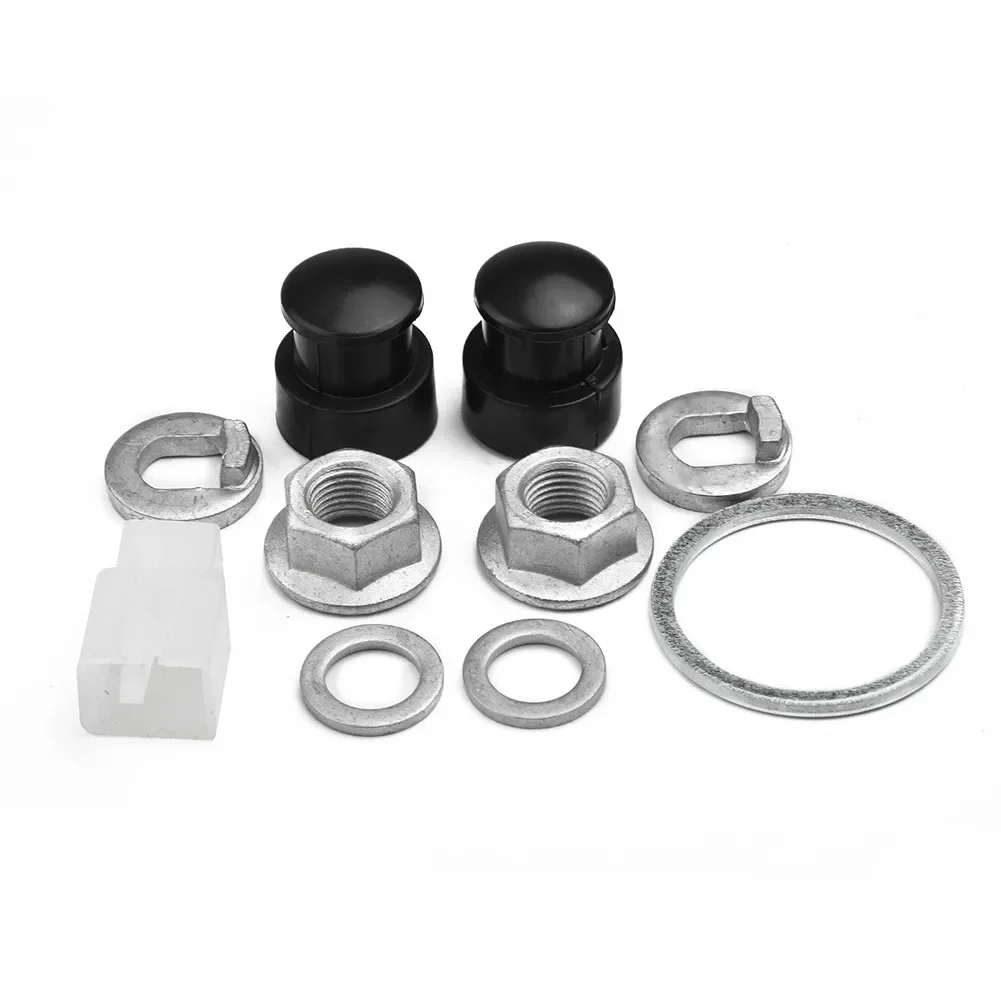 EBIKE Stainless Steel Screw Cap E-Bike Hub Motor Axle M12 Front Rear Lock Nut /Lock Washer /Spacer /Nut Cover Ebike Accessories