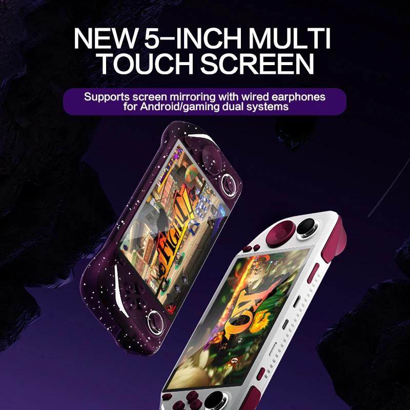 Hot Sale 5 Inch Full IPS Screen E6 Plus Handheld Pro Gaming Device 3D Rocker Support With 6000 Games