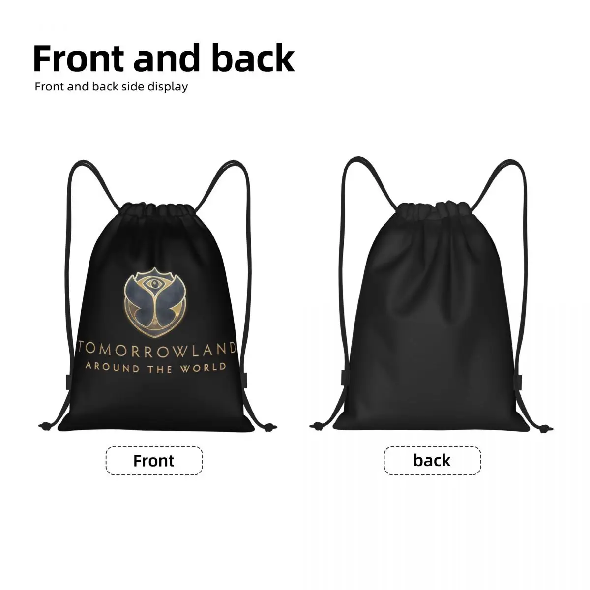 حقيبة ظهر برباط للموسيقى لمهرجان تومورولاندز، حقيبة رياضية للمشي لمسافات طويلة #6