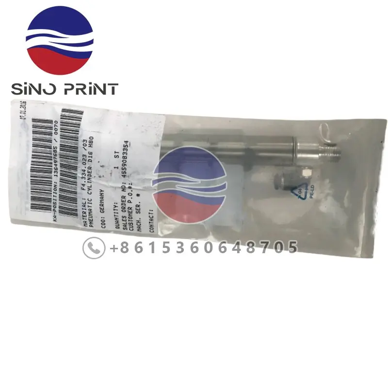 

F4.334.023 Pneumatic Cylinder For Heidelberg SX102 SM102 CX102 CD102 XL105 XL106 Pneumatic System Finger Guard Printing Parts