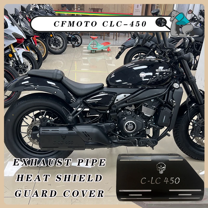 

Customized For CFMOTO CLC450 Motorcycle Exhaust Muffler Pipe Heat Shield Guard Cover