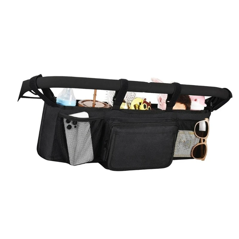 Y4UD Oversized Baby Transport Planner 600D University Cloth Multiple Pocket Plan Secure Appendage For Daily Use