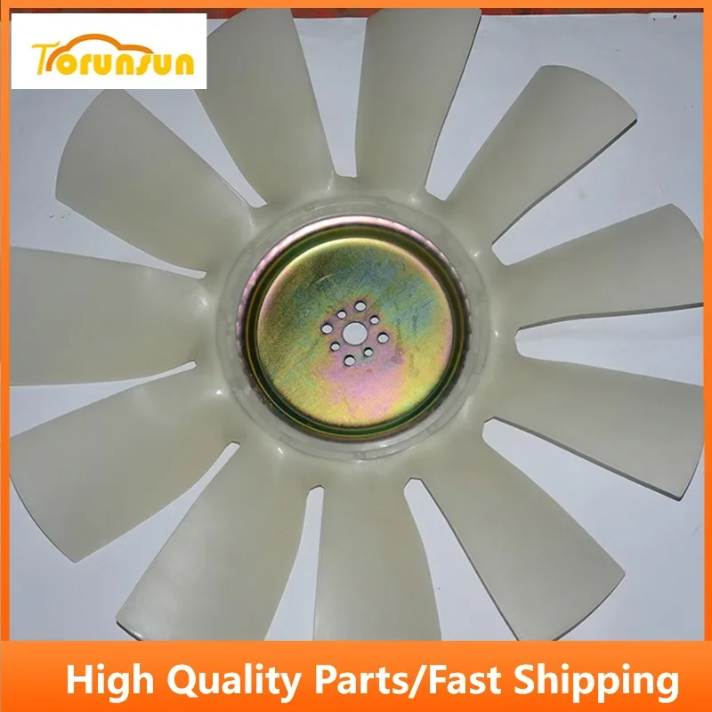 Construction Machinery Parts Engine Cooling Fan blade for Excavator R335-7