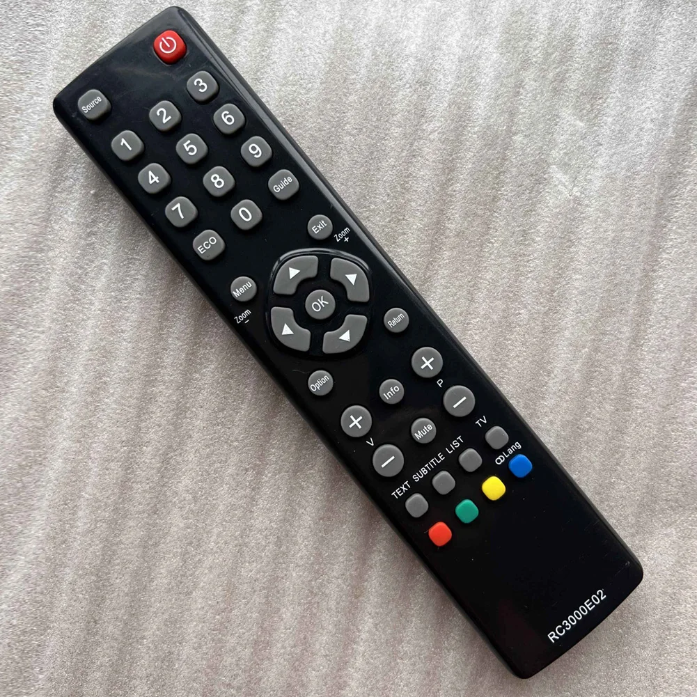 Practical Remote Controller Battery Powered Portable Television Remote Control Replacement Parts Accessories for TCL RC3000E02