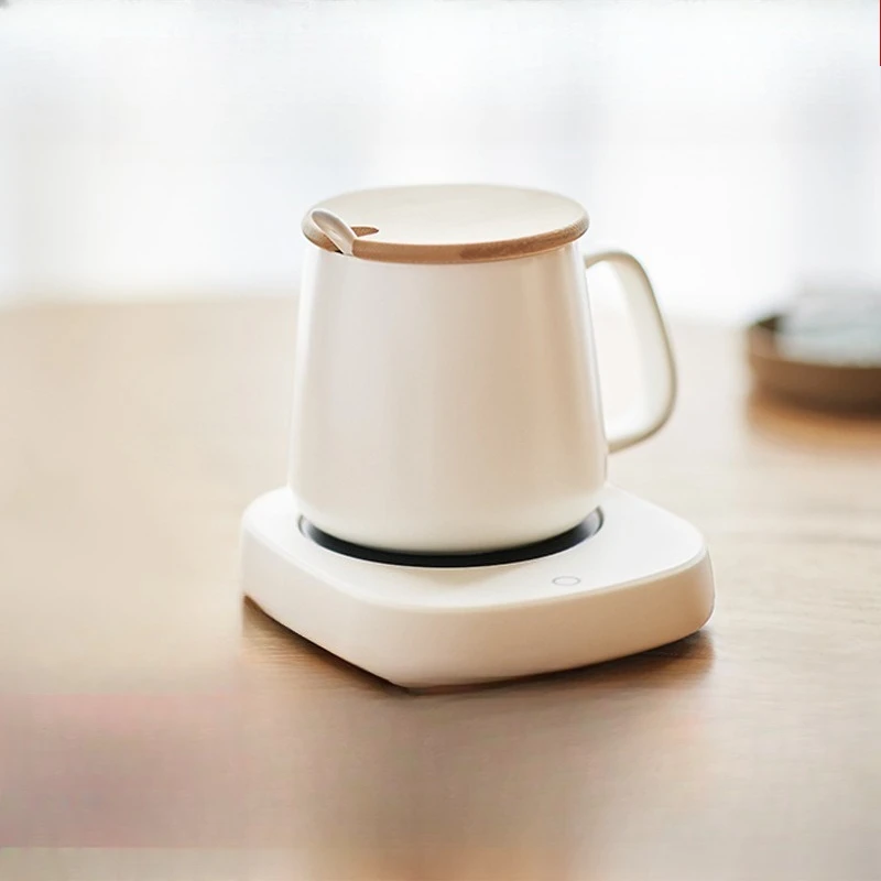 Constant temperature coaster heating milk artifact heating cup 55 degrees warm base insulation 55 degrees temperature control