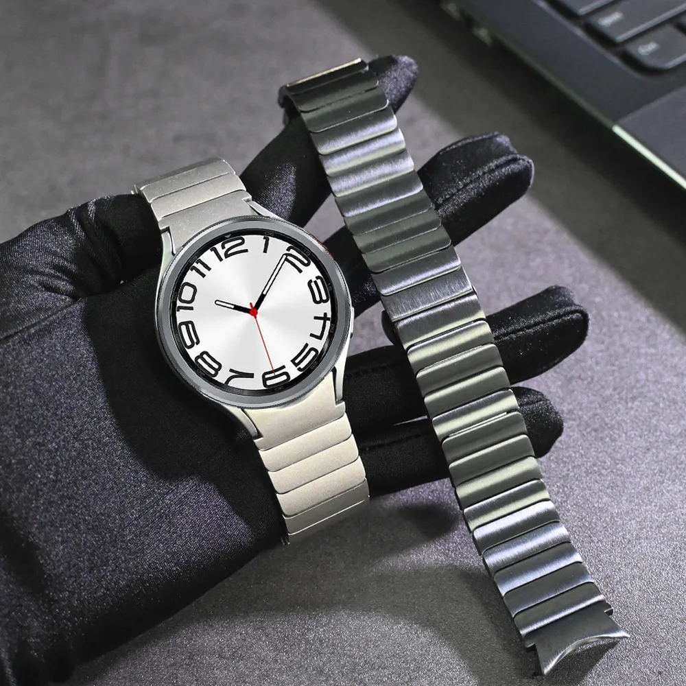 Stainless Steel Strap For Samsung Watch 6 Classic 47mm 46mm 43mm 42 Watch 4/5/6 44mm 40mm Metal band for Galaxy Watch 5Pro 45mm