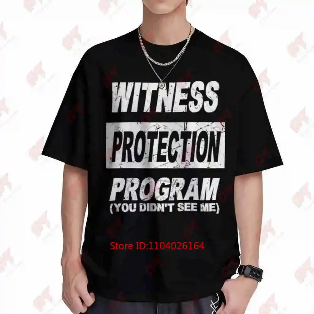 Witness Protection Plan WPP Logo Short Sleeve Tee 100% Cotton T-Shirt
